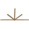 Ekena Millwork Kennewick Timber Gable Bracket, Western Red Cedar, 108"W x 58"H x 1 1/2"D x 3 1/2"F, 13/12 Pitch GBW108X58X0204KEN00SWR - alternate 3